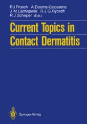 book Current Topics in Contact Dermatitis