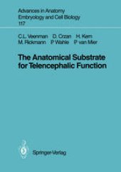 book The Anatomical Substrate for Telencephalic Function