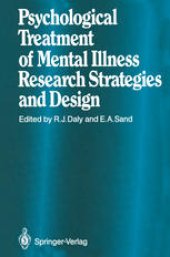 book Psychological Treatment of Mental Illness: Research Strategies and Design