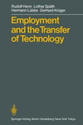 book Employment and the Transfer of Technology