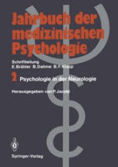 book Psychologie in der Neurologie