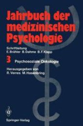 book Psychosoziale Onkologie