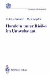 book Handeln unter Risiko im Umweltstaat