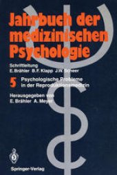 book Psychologische Probleme in der Reproduktionsmedizin