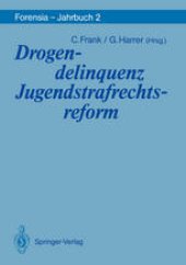 book Drogendelinquenz Jugendstrafrechtsreform