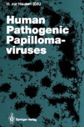 book Human Pathogenic Papillomaviruses