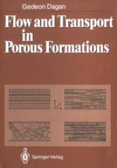 book Flow and Transport in Porous Formations