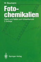 book Fotochemikalien: Daten und Fakten zum Umweltschutz