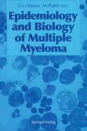 book Epidemiology and Biology of Multiple Myeloma