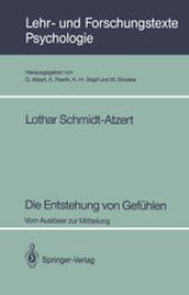 book Die Entstehung von Gefühlen: Vom Auslöser zur Mitteilung