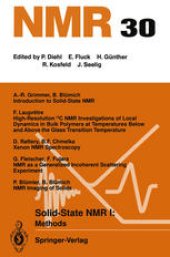 book Solid-State NMR I Methods