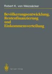 book Bevölkerungsentwicklung, Rentenfinanzierung und Einkommensverteilung