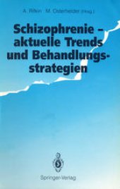 book Schizophrenie — aktuelle Trends und Behandlungsstrategien