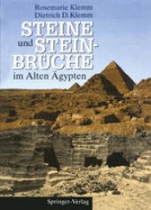 book Steine und Steinbrüche im Alten Ägypten