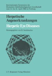 book Herpetische Augenerkrankungen: Herpetic Eye Diseases