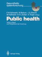 book Public health: Texte zu Stand und Perspektiven der Forschung