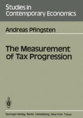 book The Measurement of Tax Progression