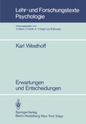 book Erwartungen und Entscheidungen