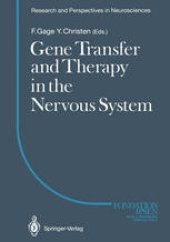 book Gene Transfer and Therapy in the Nervous System