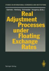 book Real Adjustment Processes under Floating Exchange Rates