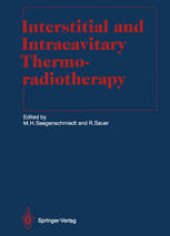 book Interstitial and Intracavitary Thermoradiotherapy