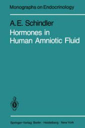 book Hormones in Human Amniotic Fluid