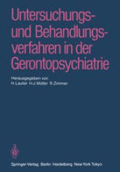 book Untersuchungs- und Behandlungsverfahren in der Gerontopsychiatrie