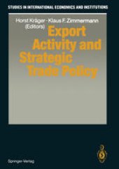 book Export Activity and Strategic Trade Policy