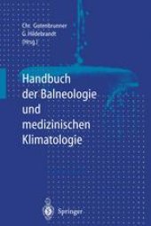 book Handbuch der Balneologie und medizinischen Klimatologie