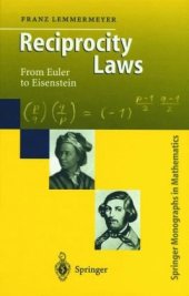 book Reciprocity laws: from Euler to Eisenstein