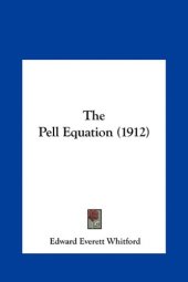 book The Pell equation