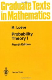 book Probability theory I