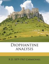 book Diophantine analysis