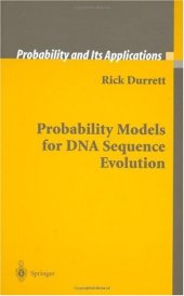 book Probability models for DNA sequence evolution