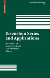 book Eisenstein series and applications