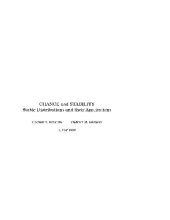 book Chance and Stability. Stable Distributions and their Applications