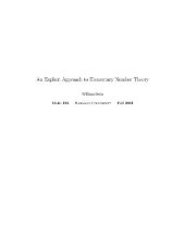 book Explicit approach to elementary number theory (Math124, Harvard lecture notes, web draft 2001)