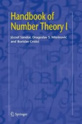 book Handbook of number theory I