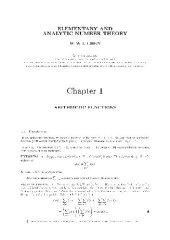 book Elementary and analytic number theory