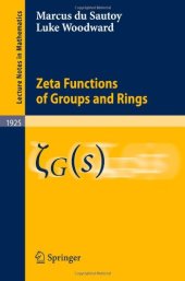 book Zeta functions of groups and rings