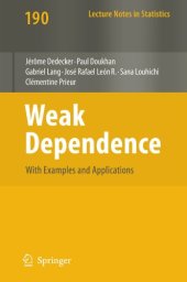 book Weak dependence: With examples and applications
