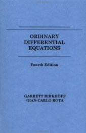 book Ordinary differential equations