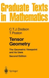 book Tensor geometry: the geometric viewpoint and its uses