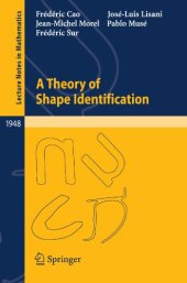 book A theory of shape identification