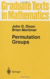 book Permutation groups