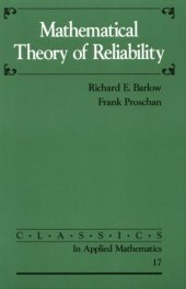 book Mathematical theory of reliability