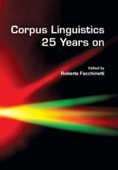 book Corpus linguistics 25 years on