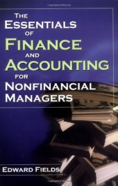 book The essentials of finance and accounting for nonfinancial managers