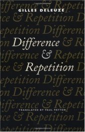 book Difference and Repetition