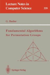 book Fundamental Algorithms for Permutation Groups